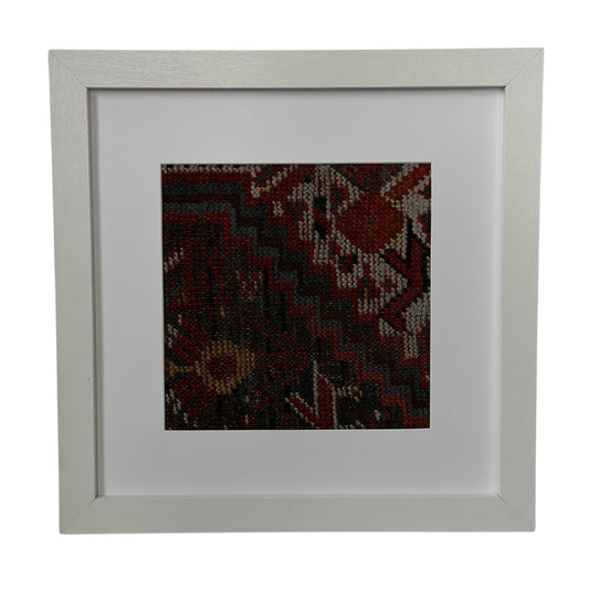 Vintage Ghashghaie Kilim Fa Keretben 02 | 30x30cm