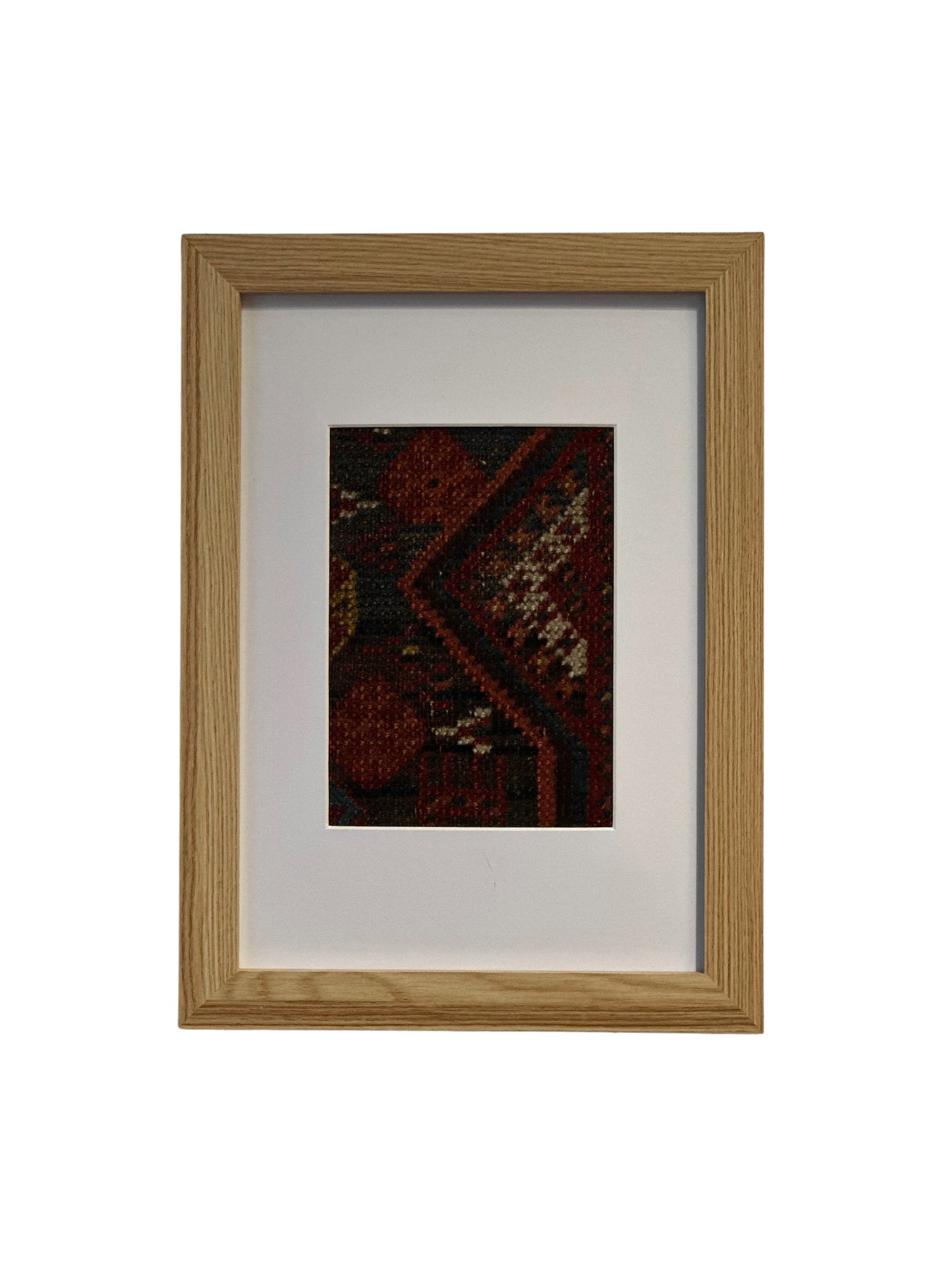 Vintage Ghashghaie Kilim Fa Keretben 01 | 21x30cm