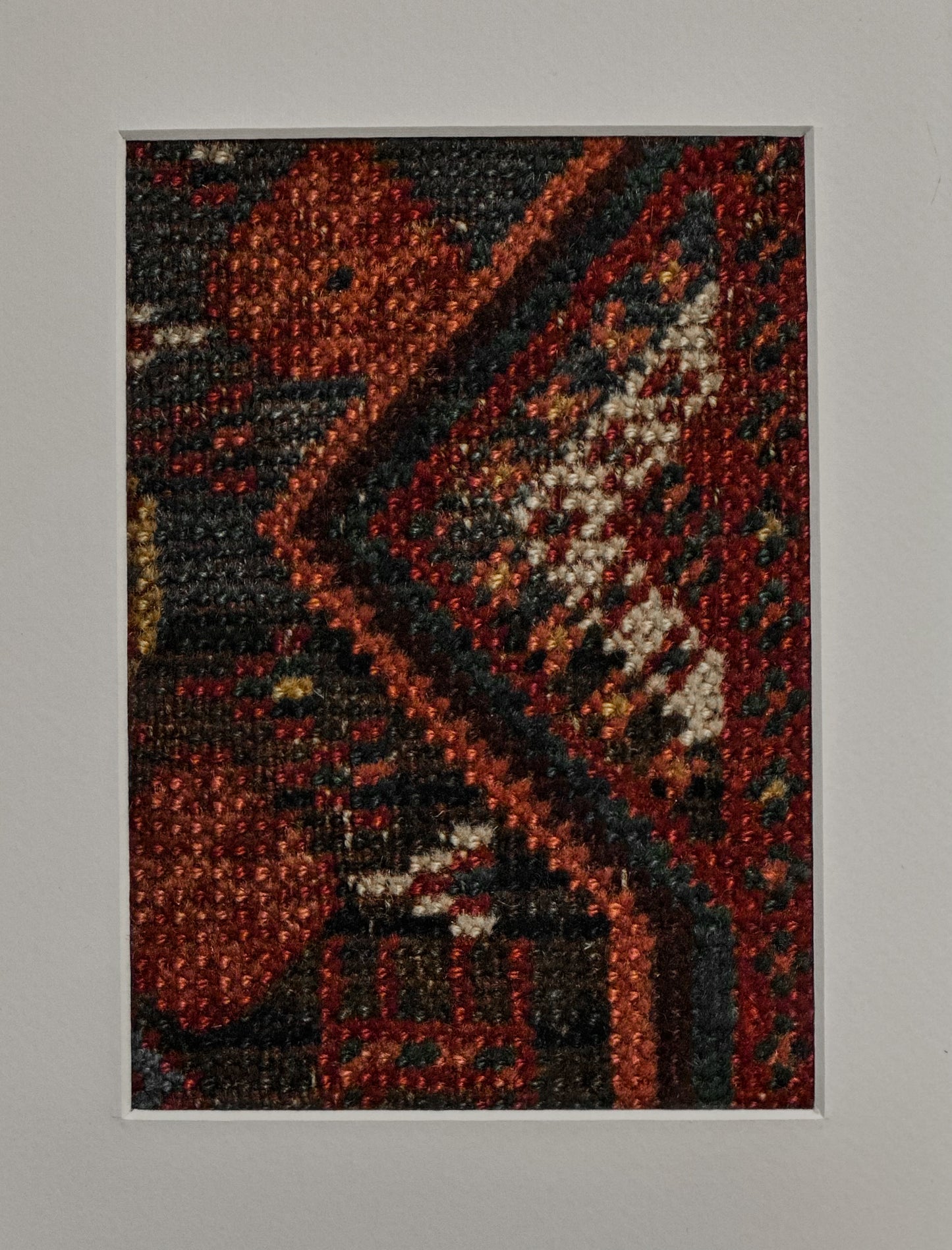 Vintage Ghashghaie Kilim Fa Keretben 01 | 21x30cm