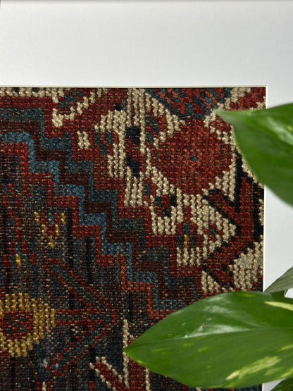 Vintage Ghashghaie Kilim Fa Keretben 02 | 30x30cm